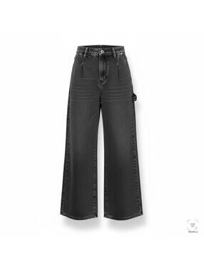 Dimitri Black Wide Leg Carpenter Jeans Women’s Size 0 (27'') Denim Utility Work